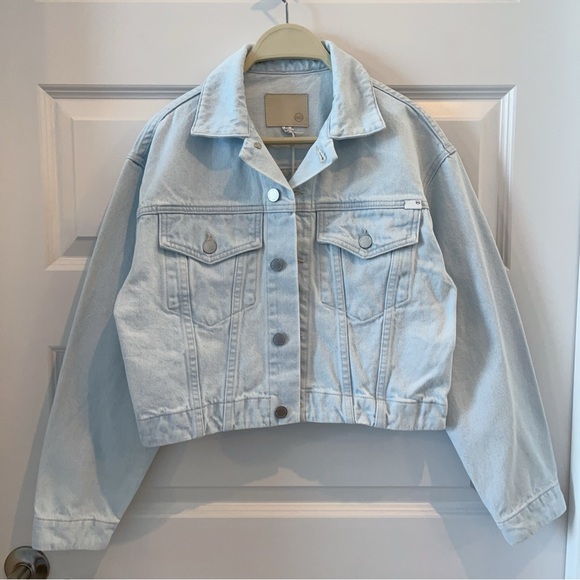 AG Light Blue Denim Jacket - Picture 1 of 5
